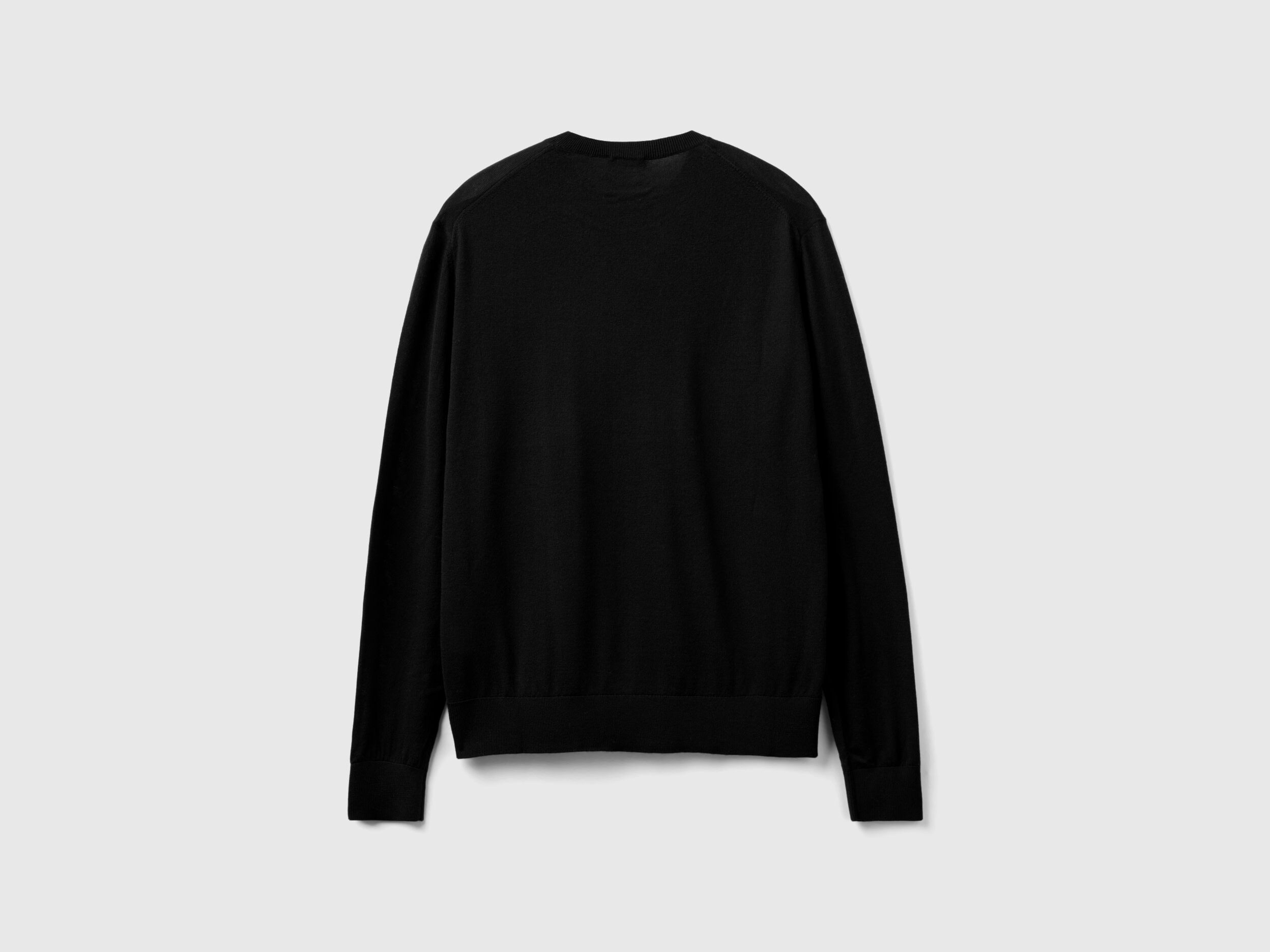 ファッション 通販 - wool Merino pure in sweater Black Black Benetton | トップス