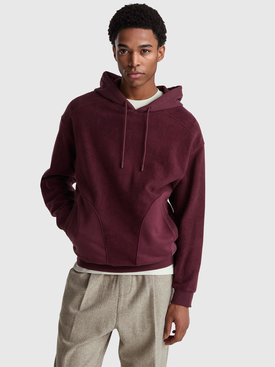 SWEATER W/HOOD Men image number null