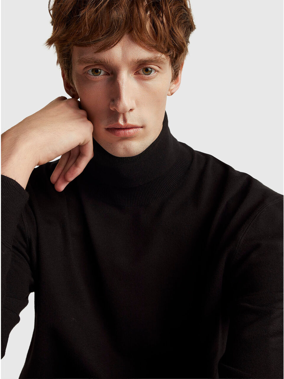 TURTLE NECK SWEATER Men image number null