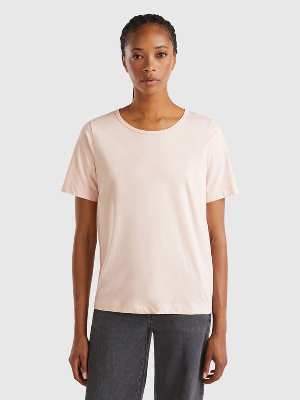 Powder pink short-sleeve t-shirt Women