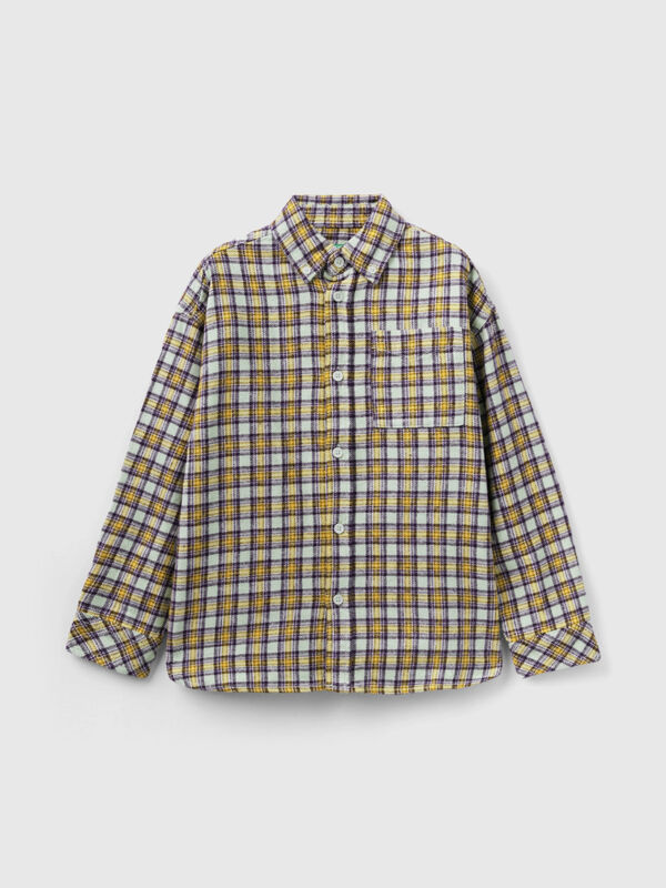 Check flannel shirt Junior Boy