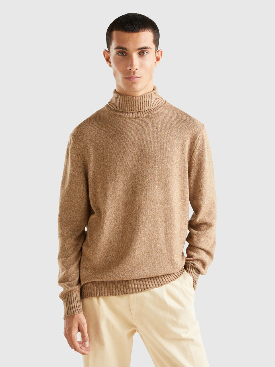 High neck top mens sweatshirts