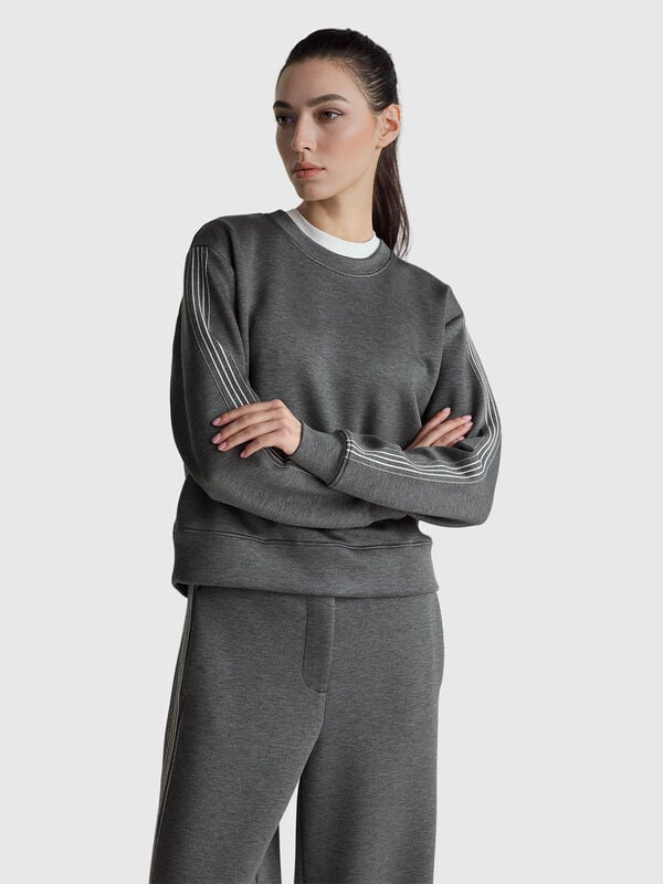 Φούτερ κλειστό με φάσες Γυναικεία