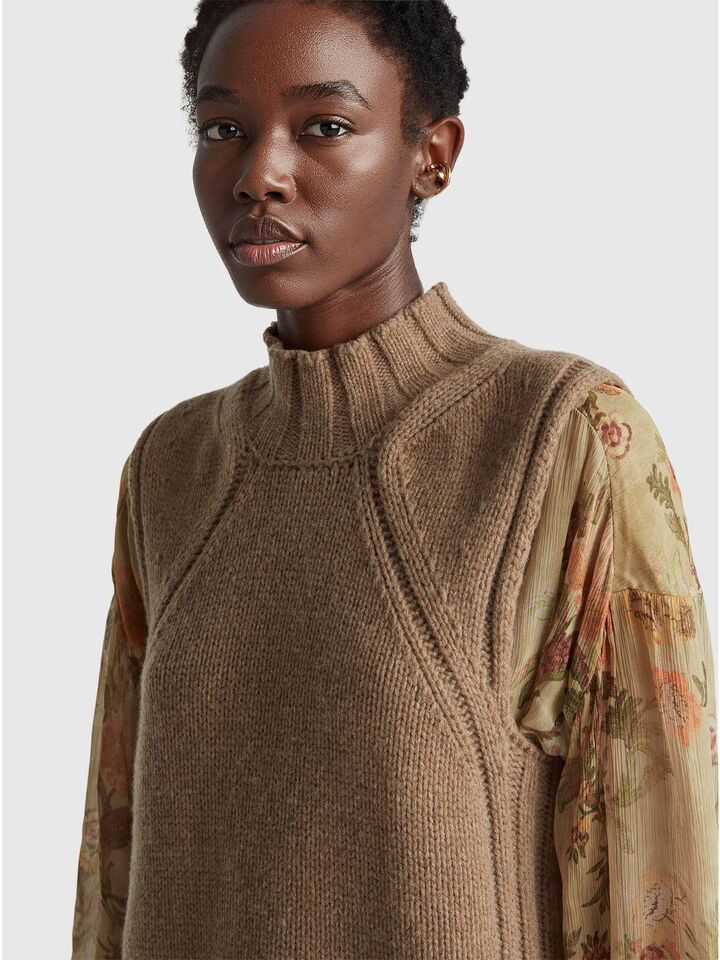 SLEEVELESS SWEATER Γυναικεία