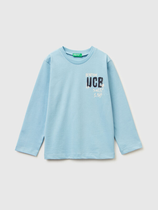 Crew neck t-shirt in warm cotton Junior Boy