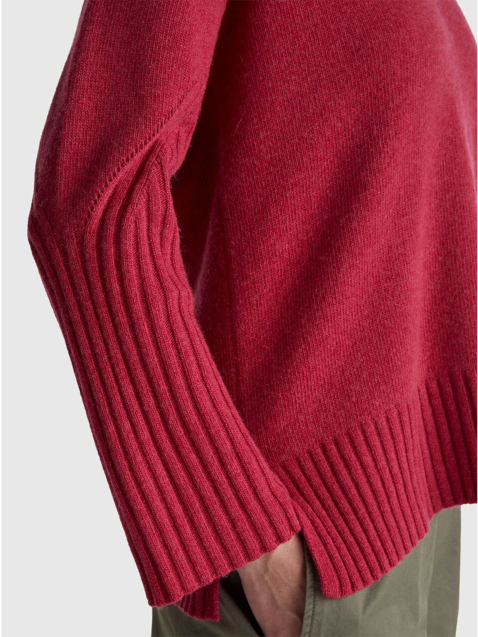 V NECK SWEATER L/S Women image number null
