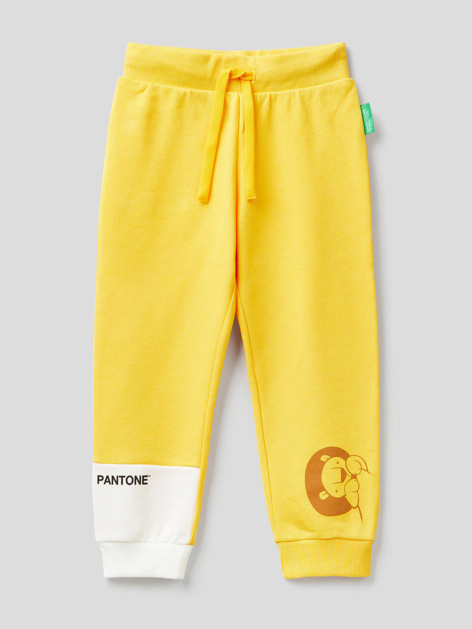 Παντελόνι φούτερ κίτρινο BenettonxPantone™