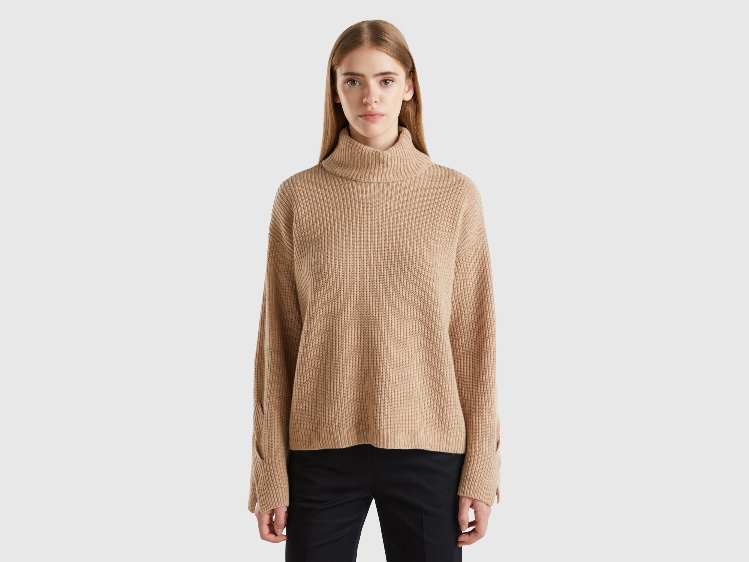 Benetton sweaters for ladies clearance