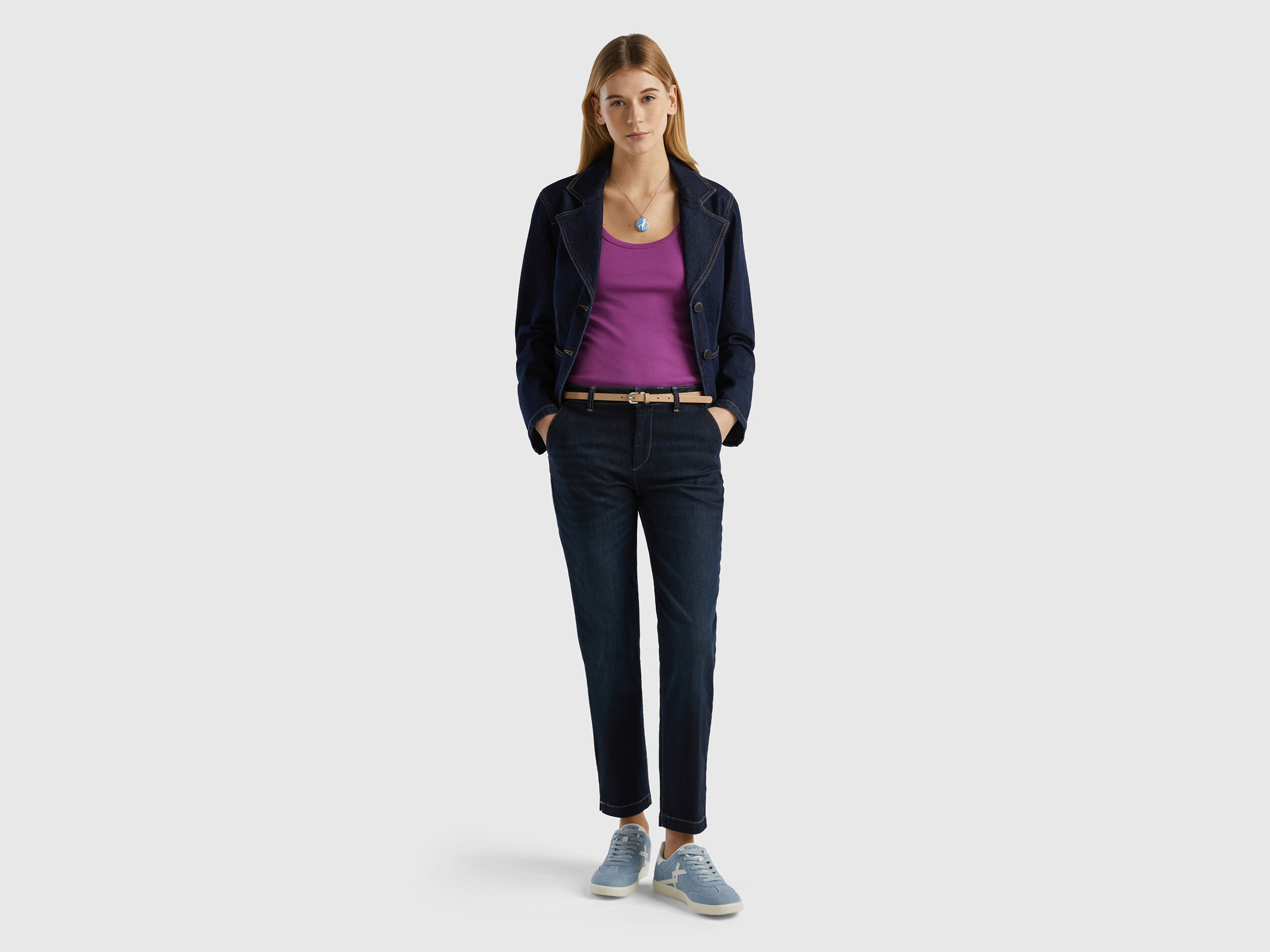 Jeans chino femme outlet