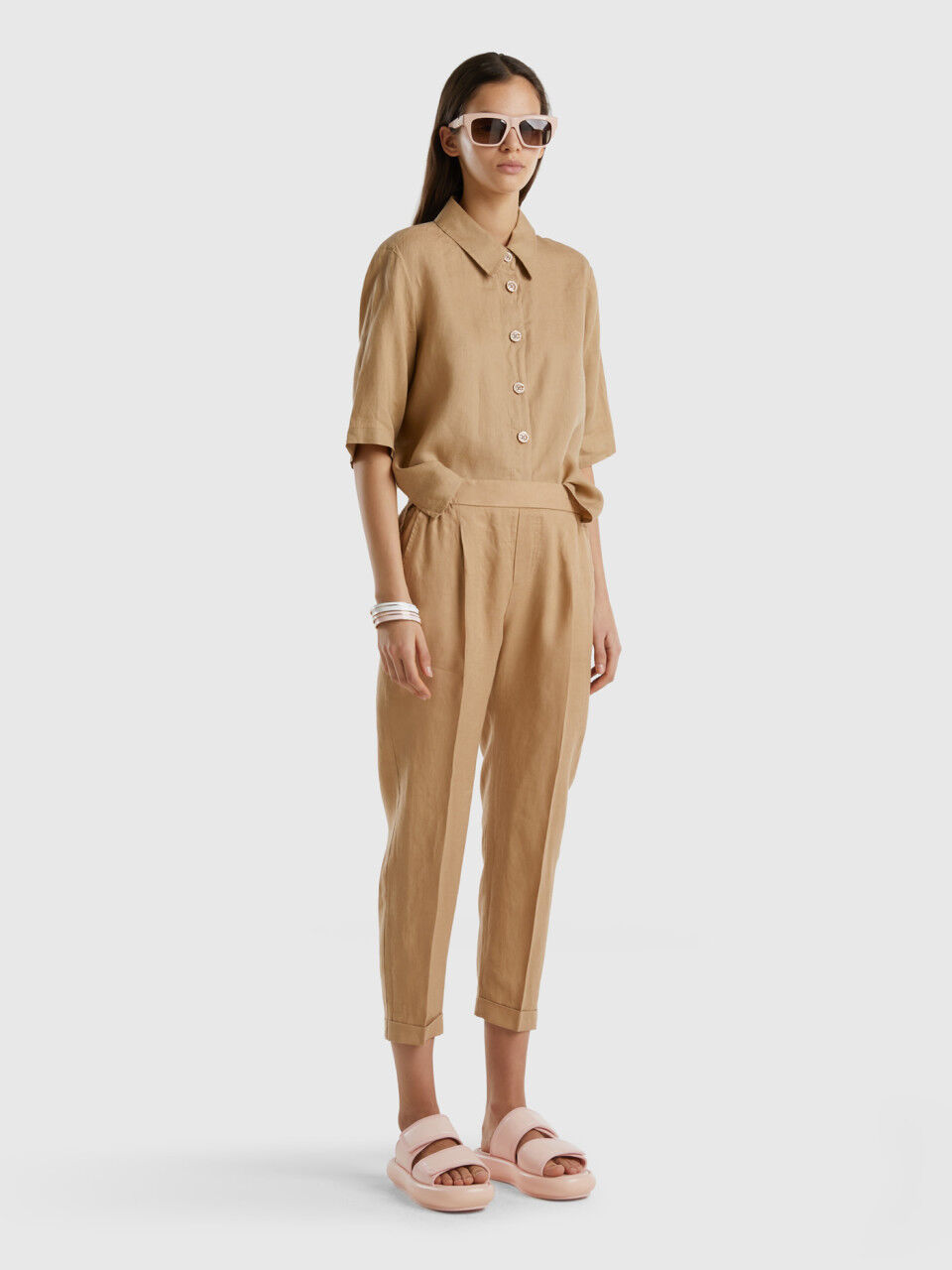 Linen Collection Women s Apparel 2024 Benetton