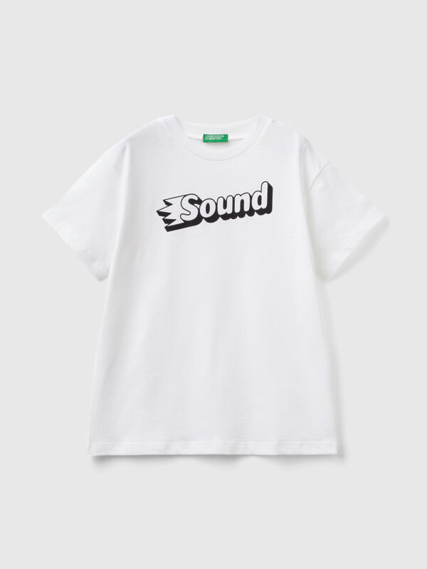 T-shirt with print in organic cotton Junior Boy
