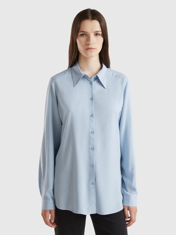 Regular fit shirt in sustainable viscose Women