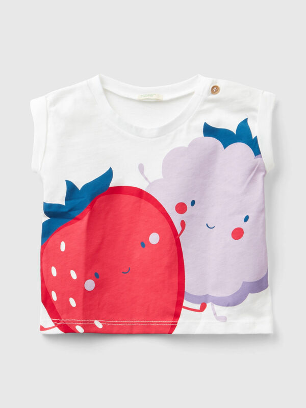 Μπλούζα με τύπωμα με φρούτα Baby