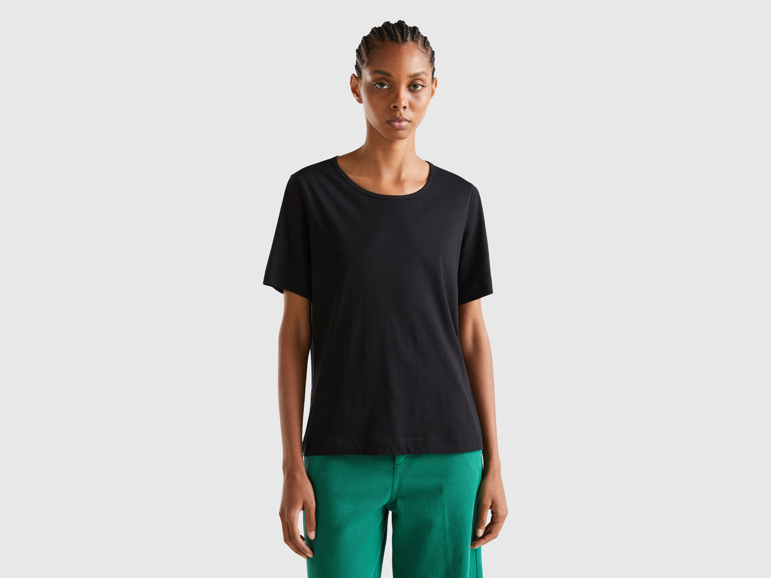 Black short sleeve t shirt sales