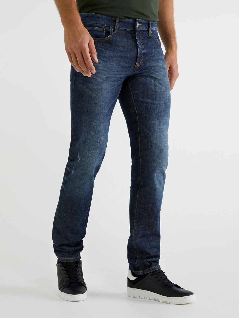 Τζιν straight leg από βαμβακερό stretch Ανδρικά image number null