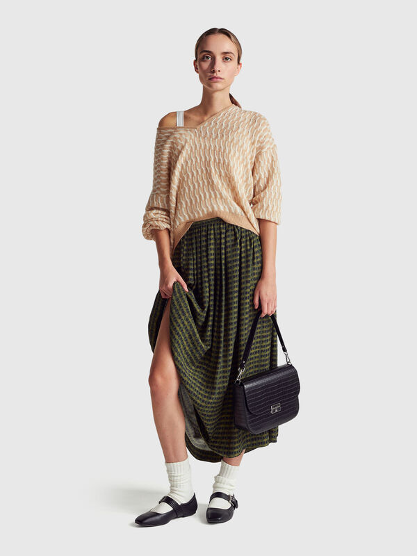 Φούστα με τύπωμα με σχέδιο Γυναικεία