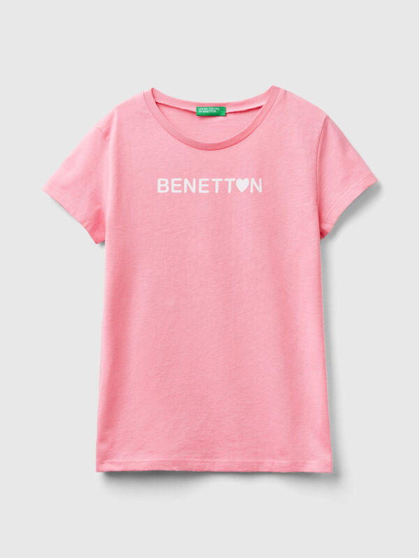 100% cotton t-shirt with logo Junior Girl