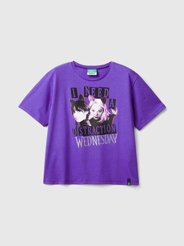 Purple Wednesday Addams t-shirt Junior Girl