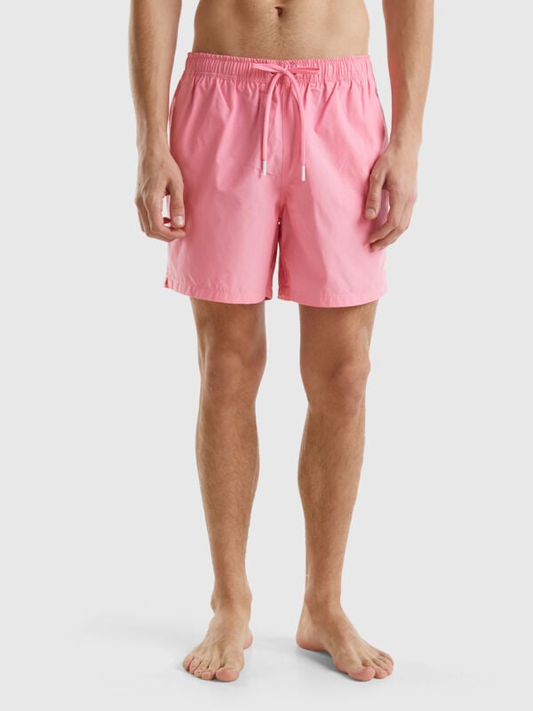 Swim trunks in cotton blend Men