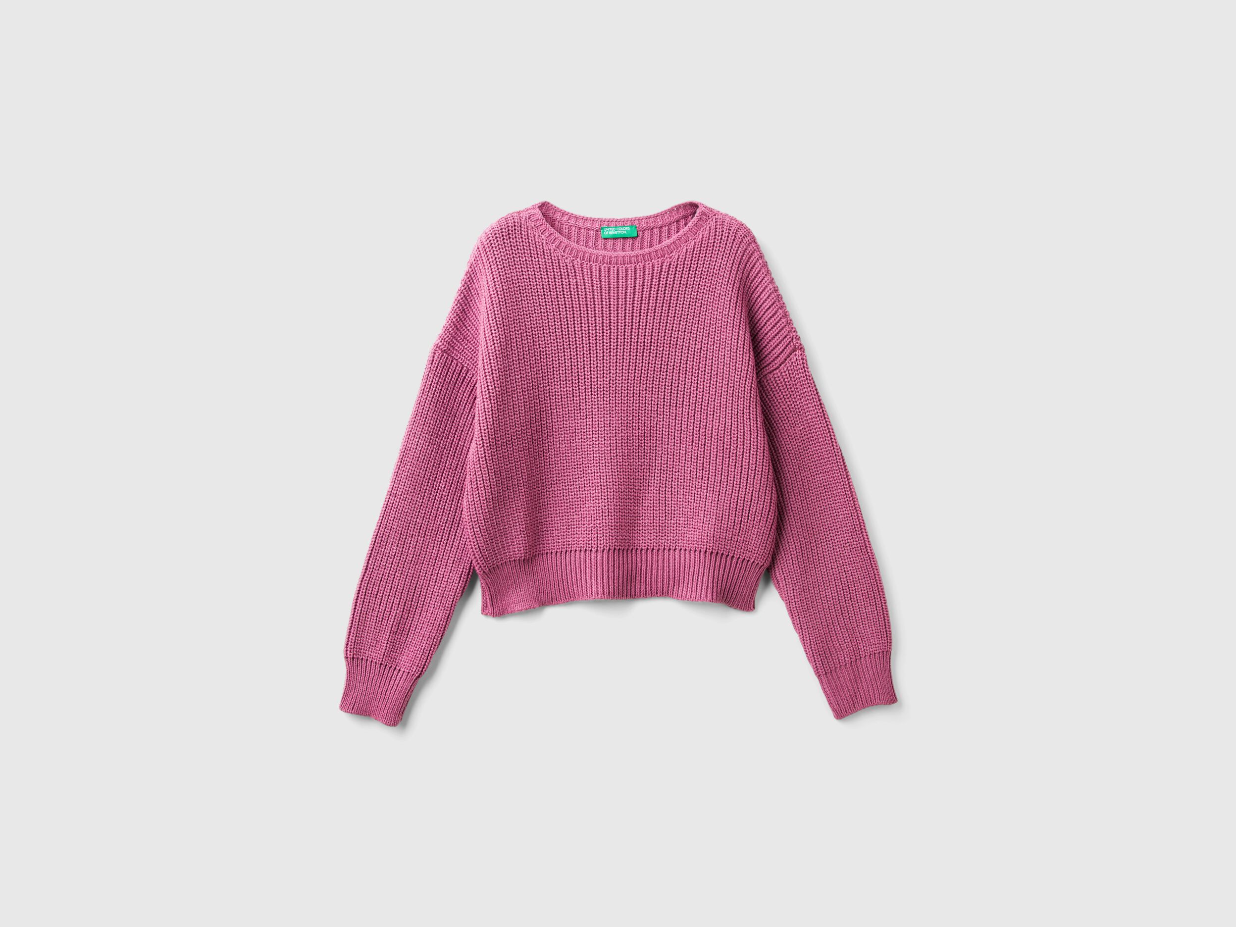 Junior Girls Sweaters and Knitwear New Collection 2024 Benetton