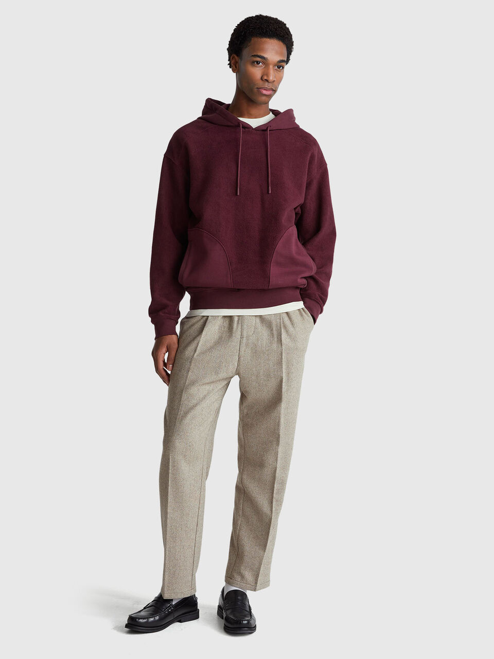 SWEATER W/HOOD Men image number null