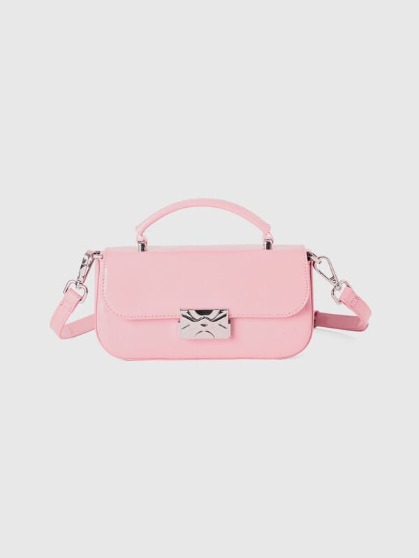 Μίνι τσάντα ροζ παστέλ Γυναικεία