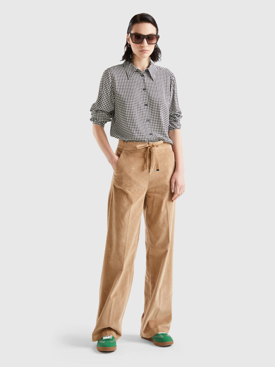 Women s Relaxed Fit Trousers New Collection 2024 Benetton