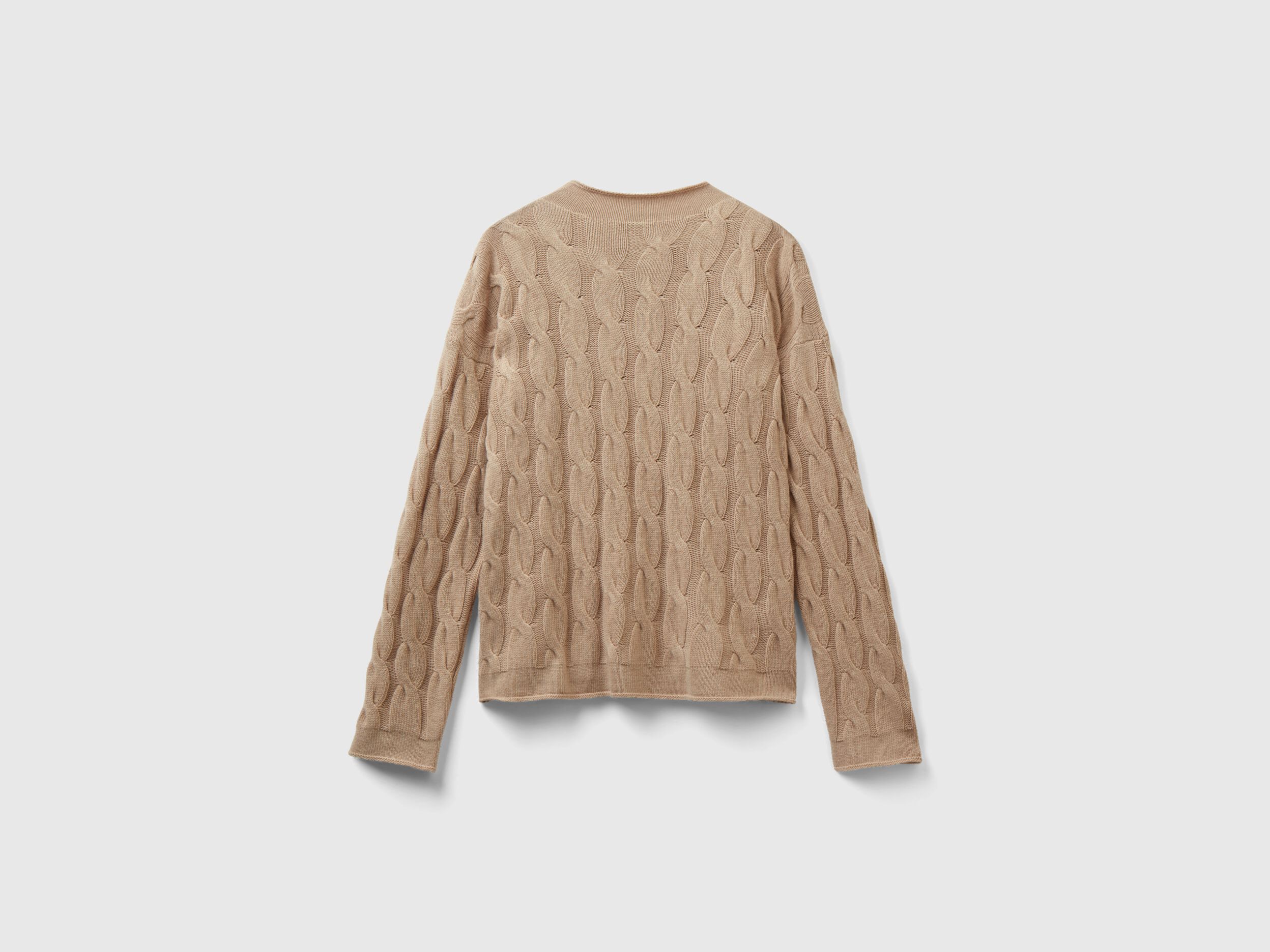 Cable knit sweater