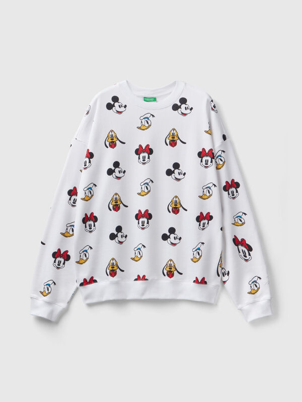 - Mouse | White Mickey White sweatshirt Benetton