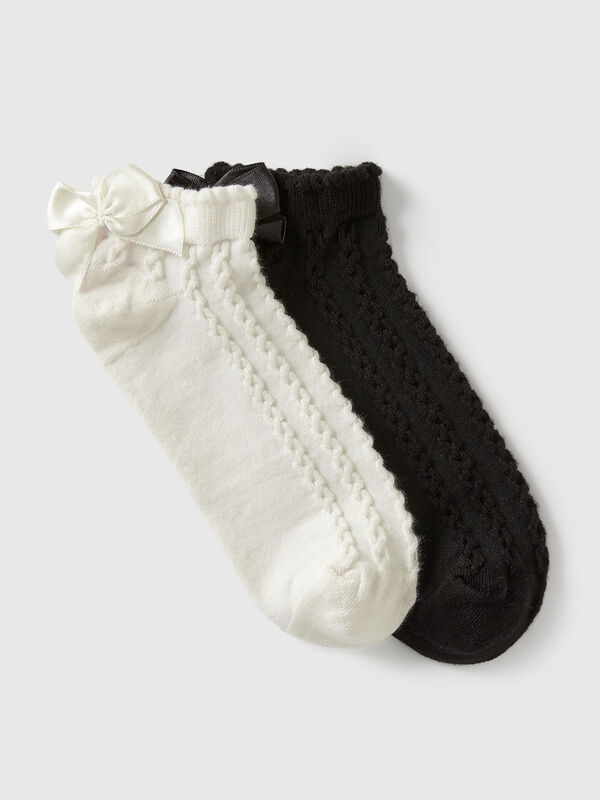 Καλτσάκια κοντά με φιογκάκι Κορίτσι