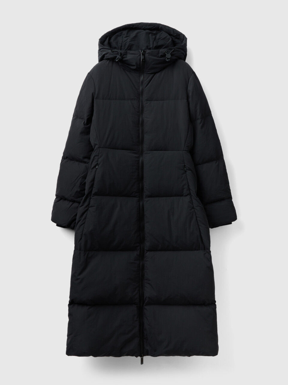 Piumino lungo sales donna benetton