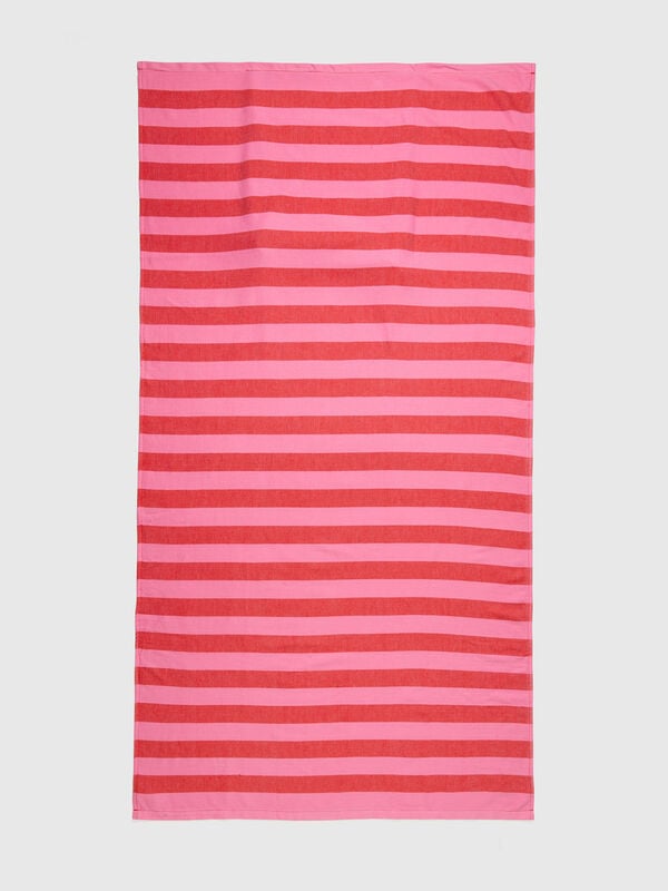 Striped beach towel Women
