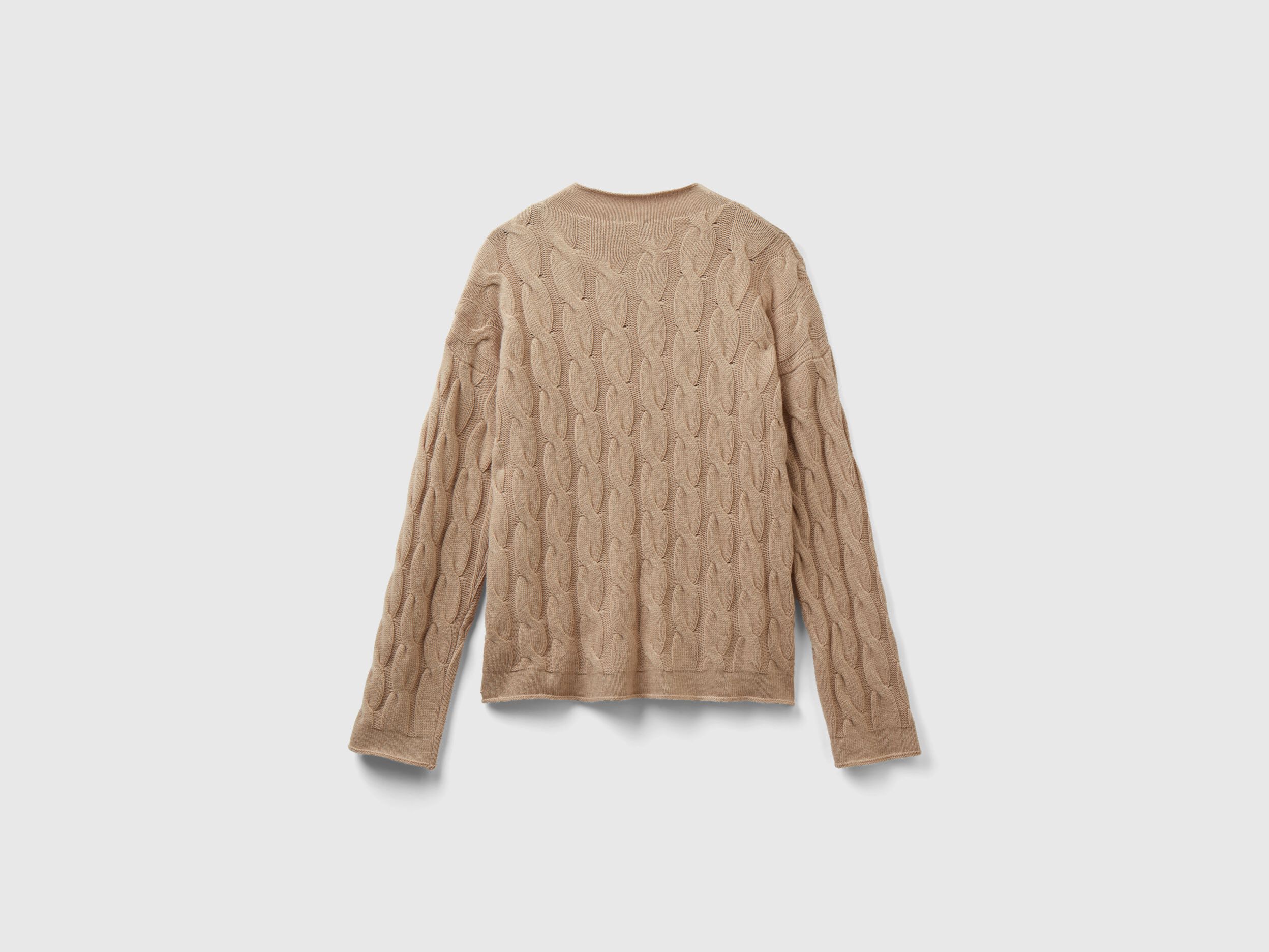 Cable knit sweater