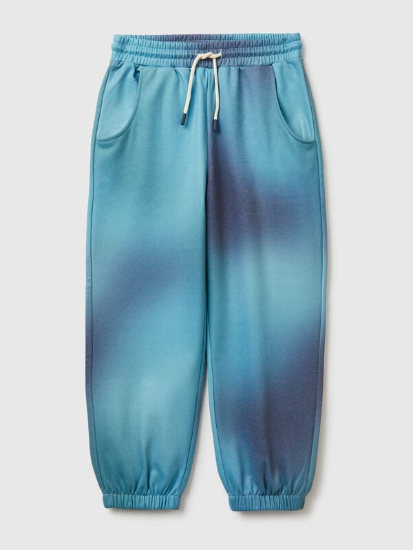 Joggers with shaded-effect print Junior Boy
