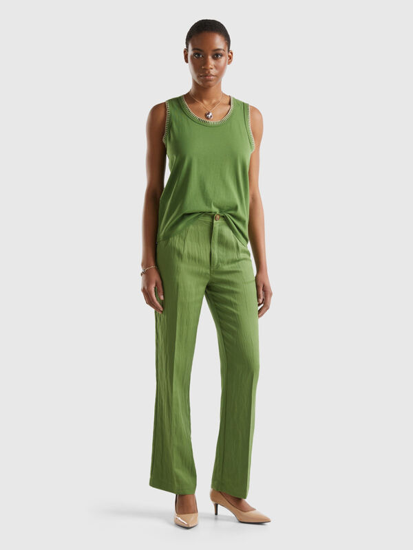 Trousers in sustainable viscose blend Women