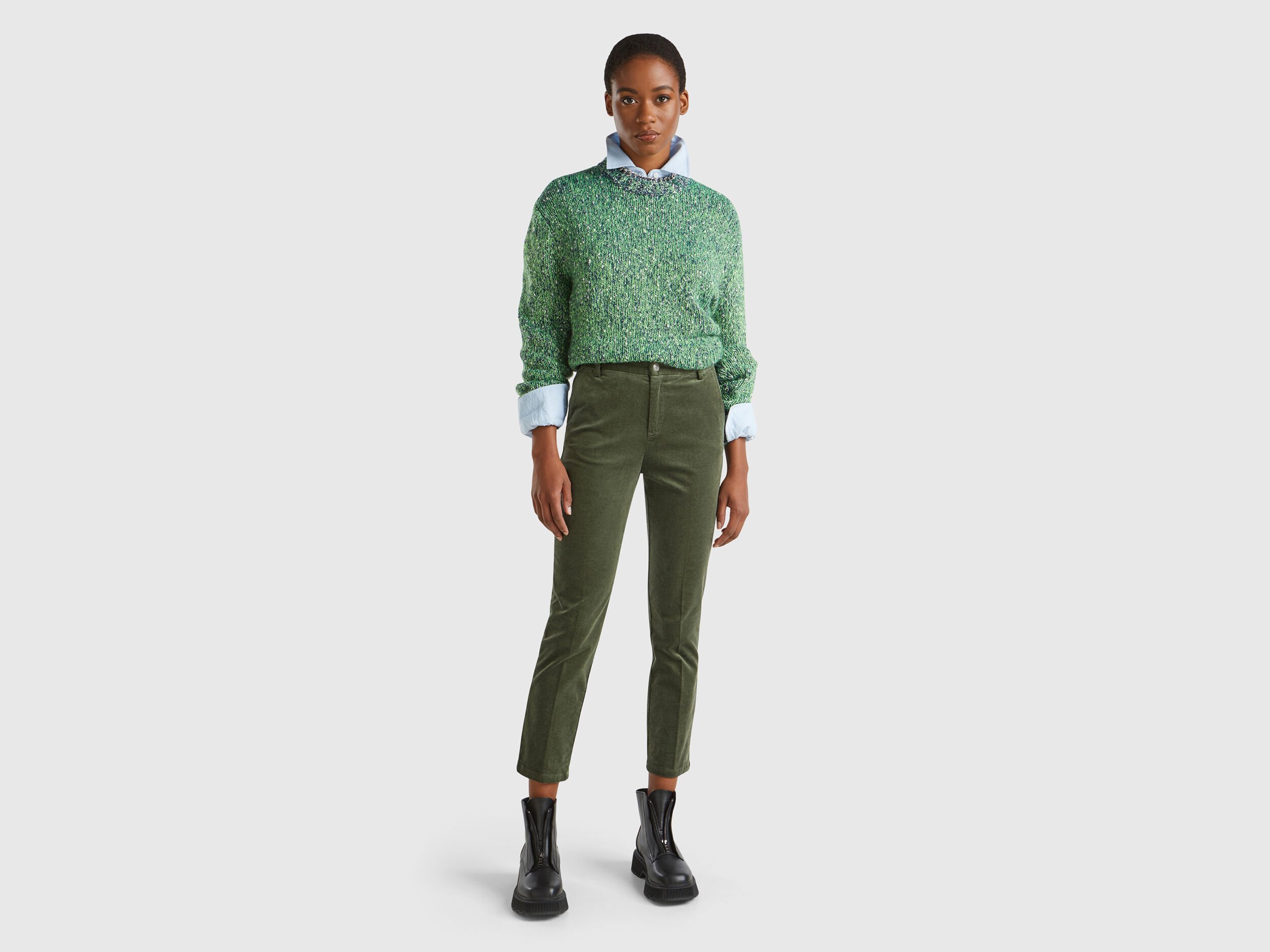 Chino trousers womens store