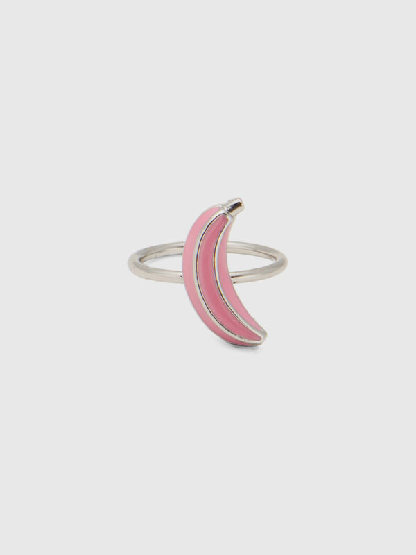 Δαχτυλίδι με ροζ μπανάνα Γυναικεία