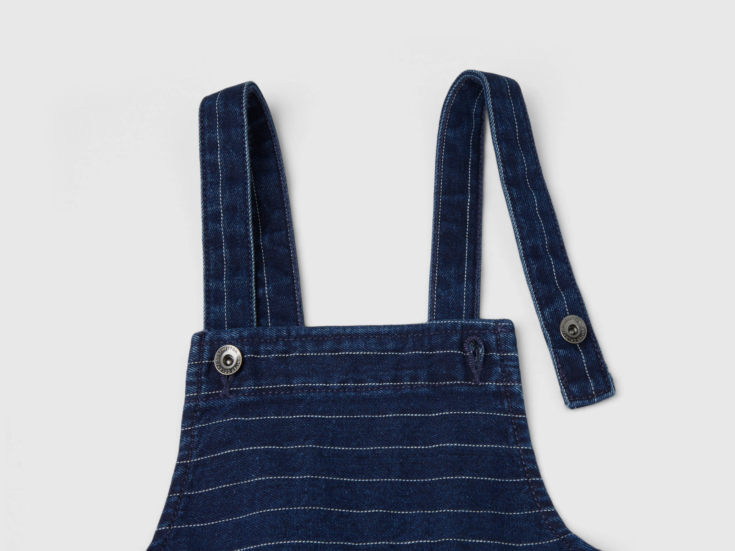 Denim overall skirt yarn shop
