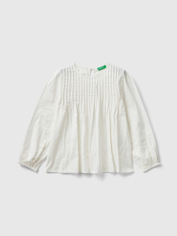 Ελαφριά μπλούζα από αγνό βαμβακερό Κορίτσι