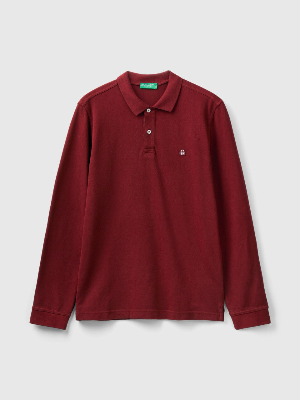 Polo benetton manica lunga new arrivals