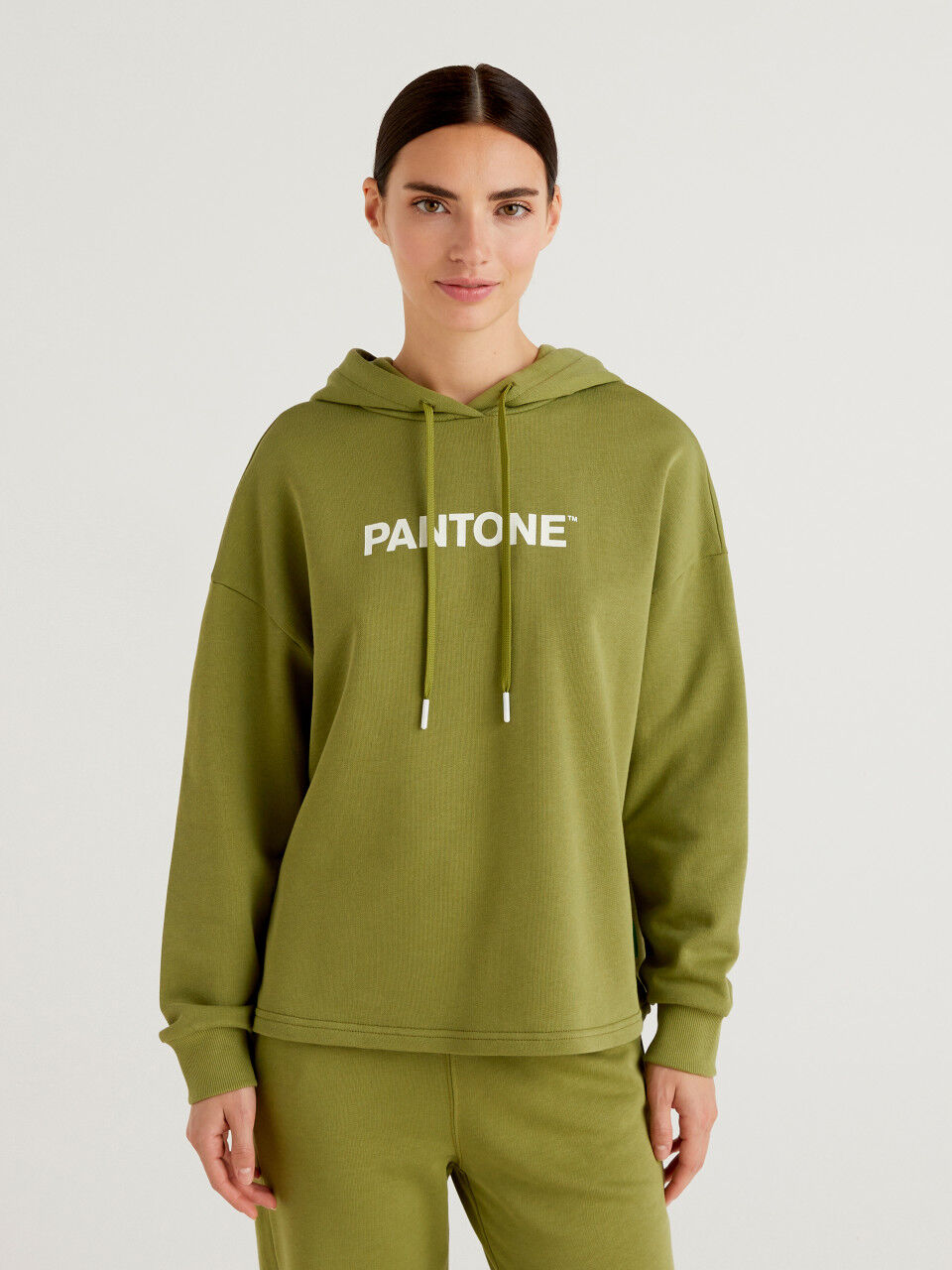 BenettonxPantone™ military green hoodie