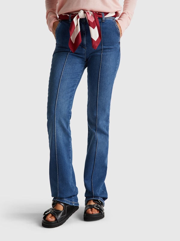 Τζιν flare fit Γυναικεία