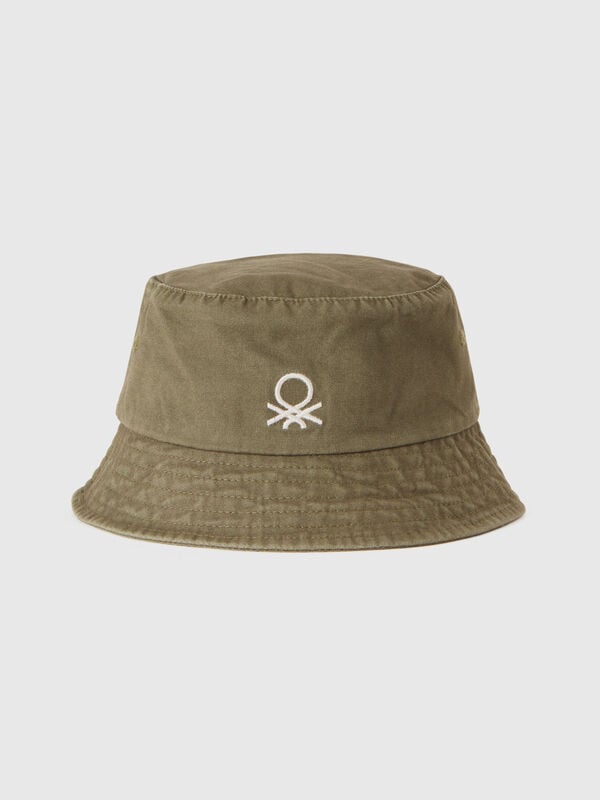 Καπέλο ψαρά με κέντημα λογότυπο Αγόρι