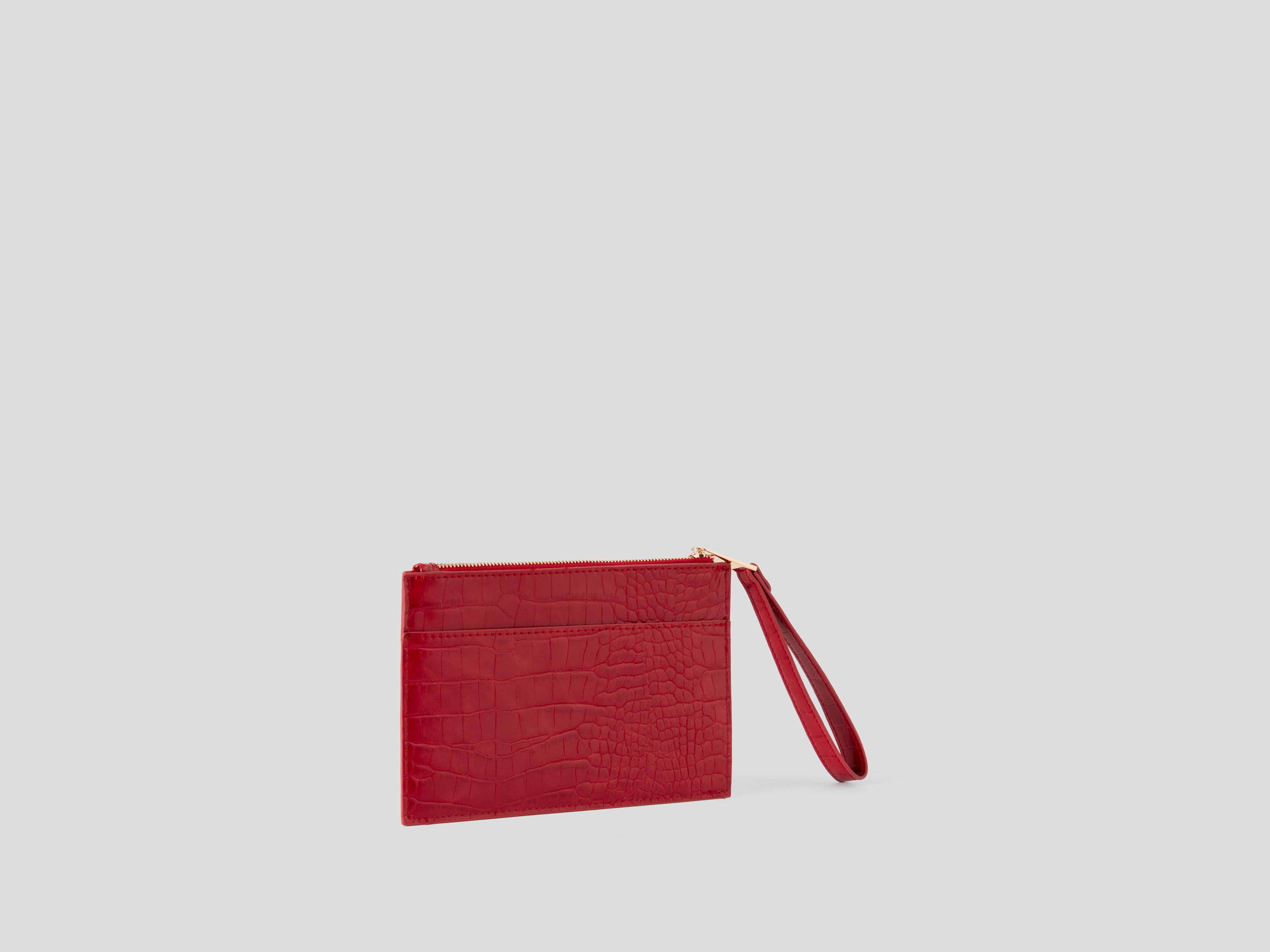 Benetton, Coconut Print Bag With Strap, Taglia Os, Red, Women