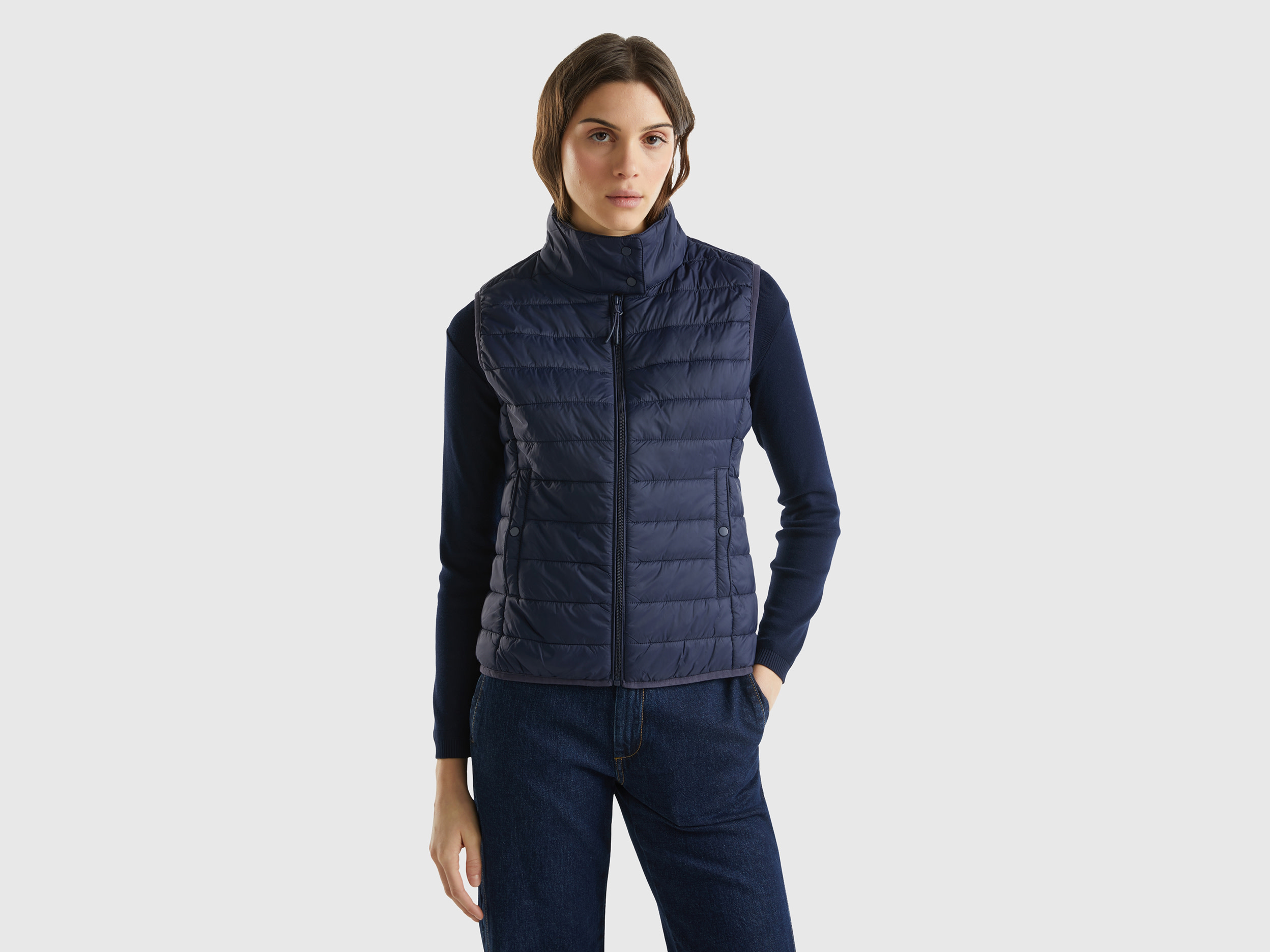 Sleeveless jacket ladies hot sale