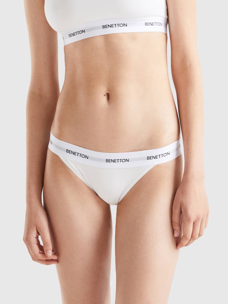 Cotton low-waisted panties White