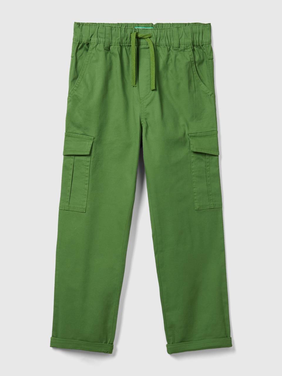 Straight leg cargo trousers