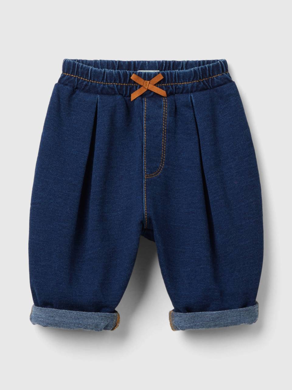 Denim sweatpants on sale