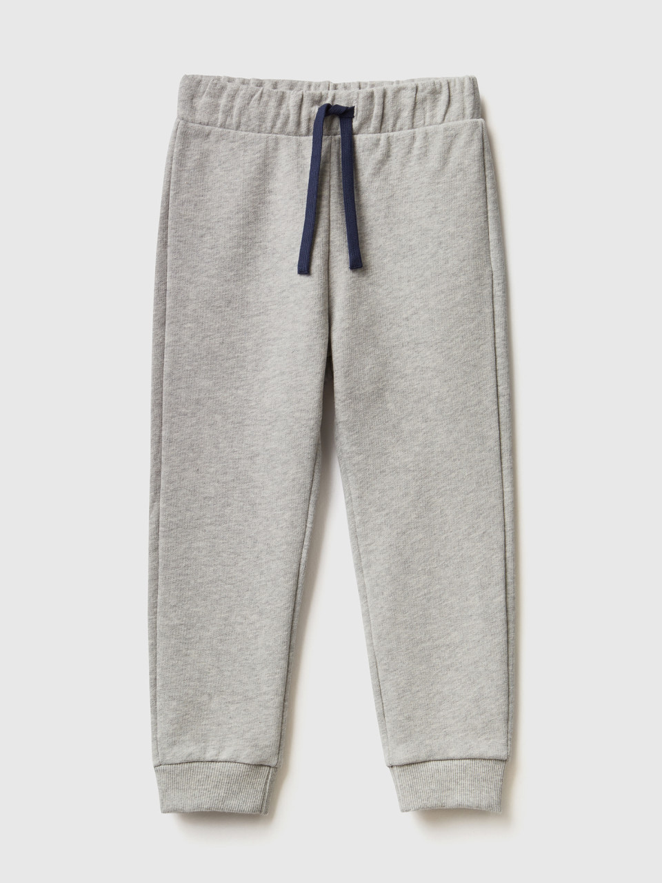 Benetton, Sweatpants With Pocket, Light Gray, Kids