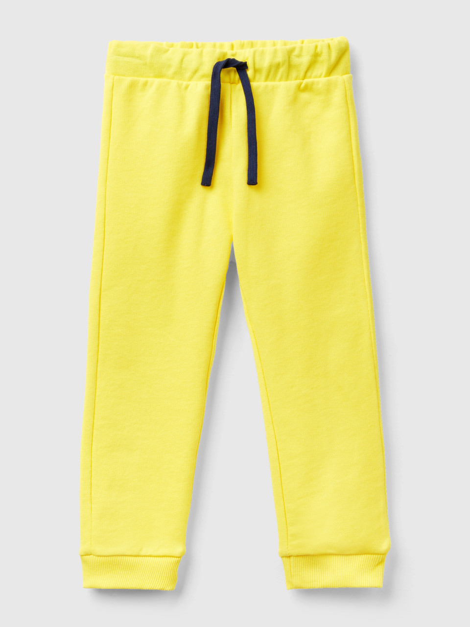 Benetton, Sweatpants With Pocket, Yellow, Kids